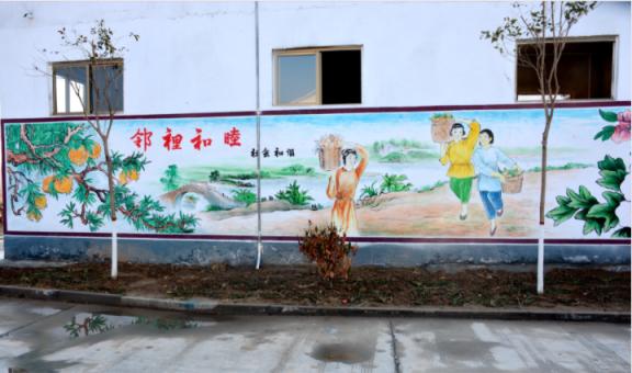 黄平乡镇文化墙 乡风文明焕发新活力